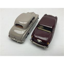 Eight Lansdowne Models 1:43 scale models - 1963 Singer Gazelle, 1958 Hillman Jubilee Minx, 1956 Austin A90, 1952 Singer SM 1500, 1957 Hillman Minx Series 1 Estate, 1958 Austin A105, 1936 Riley Adelphi; and 1968 Vauxhall Victor FD Estate; all unboxed (8)