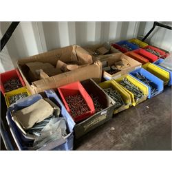 Quantity of unused nuts, bolts and screws - THIS LOT IS TO BE COLLECTED BY APPOINTMENT FROM DUGGLEBY STORAGE, GREAT HILL, EASTFIELD, SCARBOROUGH, YO11 3TX