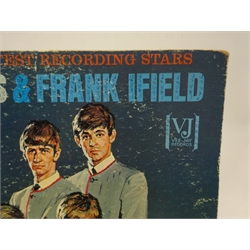  The Beatles & Frank Ifield on Stage, 33rpm LP Record, VEE-JAY  Records, No.VJLP1085, 64-3852, in sleeve and cover, dated in ink 26/7/66  