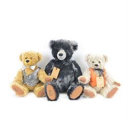 Three limited edition Robin Rive teddy b