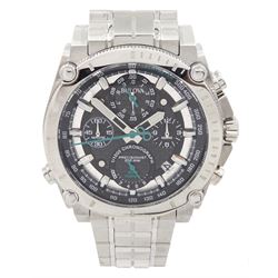 Bulova Precisionist gentleman's stainless steel quartz chronograph wristwatch, Ref. C87787...