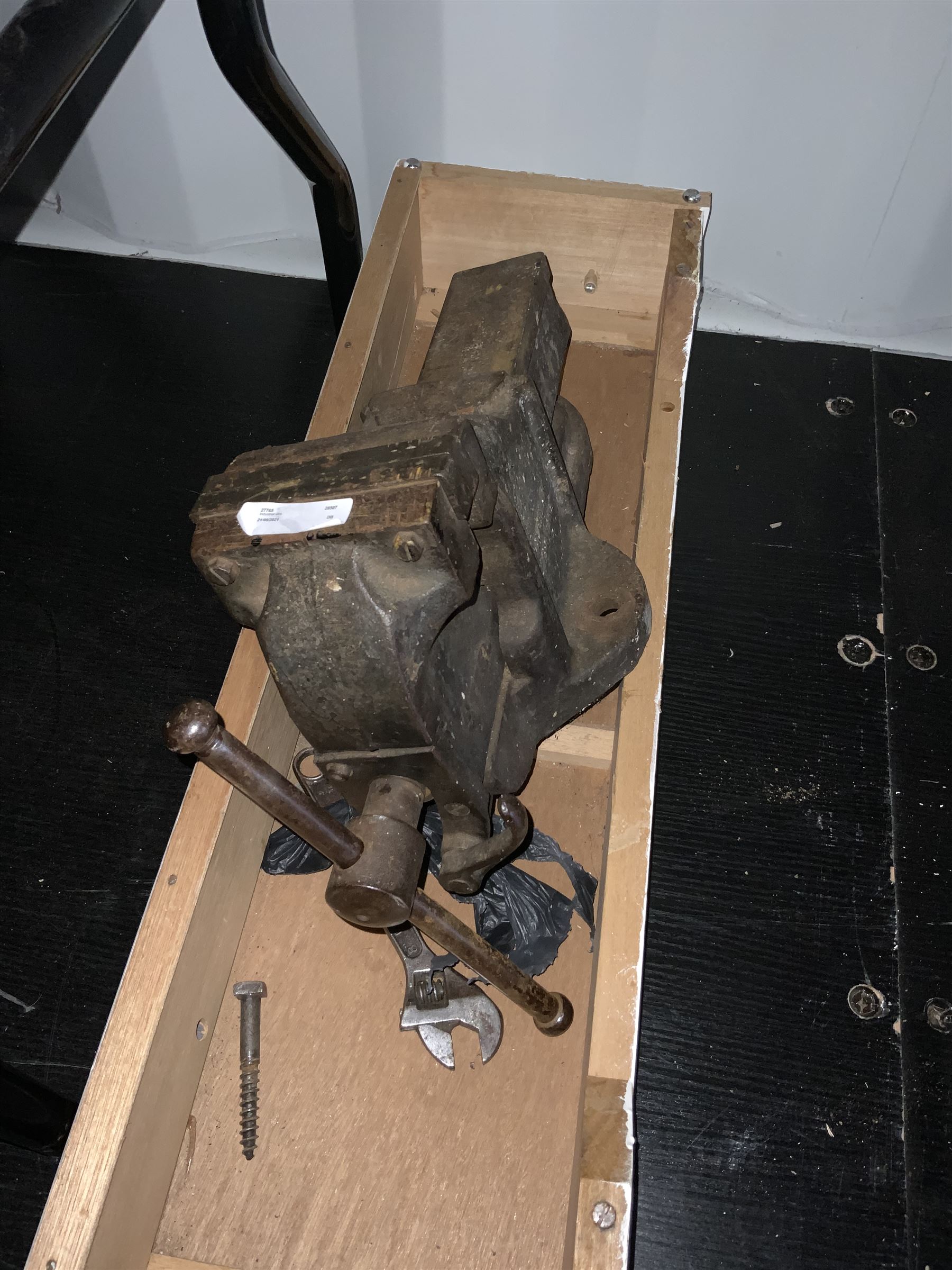 Woden 190 7A bench vice - THIS LOT IS TO BE COLLECTED BY APPOINTMENT FROM DUGGLEBY STORAGE, GREAT HILL, EASTFIELD, SCARBOROUGH, YO11 3TX