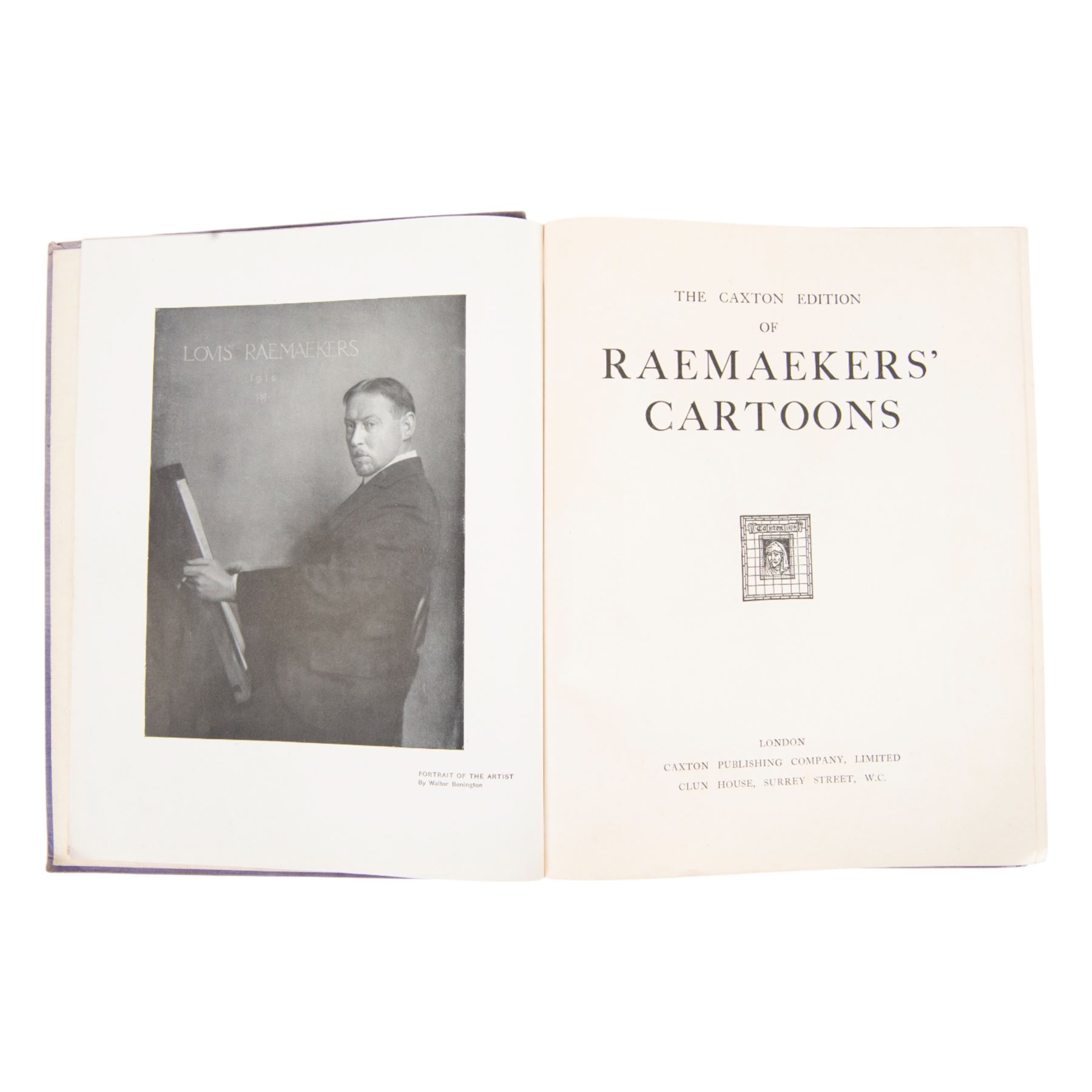 The Armies of India Painted by Major A.C. Lovett, Text by Major G.F. McMunn D.S.O, first edition, together with R.M.P Preston The Dessert Mounted Corps and The Caxton Edition of Raemaeker's Cartoons  