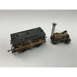 Hornby/Tri-ang '00' gauge - six locomotives - Class 9F 2-10-0 'Evening Star' No.92220; Class A3 4-6-2 (no name or number); Dean Single 4-2-2 'Lord of the Isles' No.3046; Princess Class 4-6-2 'The Princess Royal' No.46200; Class 57XX Pannier 0-6-0 tank No.8751; and Stephenson's Rocket with one passenger coach; all unboxed (6)