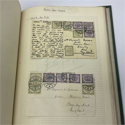 World stamps including Andorra, Austria with 1858 and later issues, Belgium with imperfs and later, Belgium, Cuba, Czechoslovakia, Denmark, Ireland, France, Germany with Hamburg, Lubeck, Oldenburg, Saxony etc, Greece, Hungary, the Netherlands, Spain etc, housed in two albums 