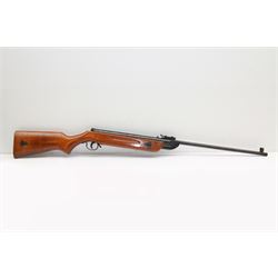 Chinese model 55 .22 break barrel air rifle with telescopic sight 