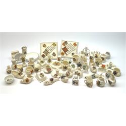 A collection of Crested ware, to include a number of examples by Goss. 