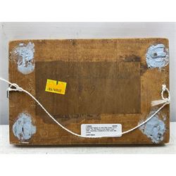 FCR (British 19th Century): 'The Old Wreck on the Welsh Coast 1909', signed with initials and dated '09, titled verso 12cm x 20cm