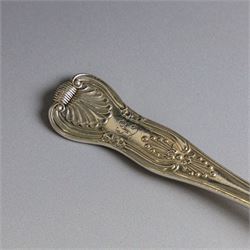 Set of six Irish silver William IV Kings pattern table forks, hallmarked Philip Weekes, Dublin 1832