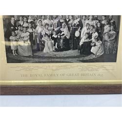 Late Victorian photographic print, of the Royal Family of Great Britain 1897