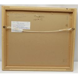 Robert Brindley (British 1949-): 'Cobles Runswick Bay', watercolour signed, titled and numbered 3083 verso 20cm x 27cm 
Provenance: exh. Royal Society of Marine Artists, The Mall Galleries 2014, label verso