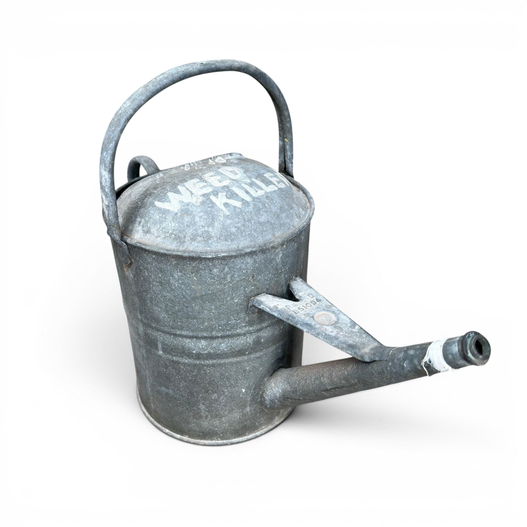 Eight early 20th century galvanised watering cans