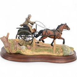 Border Fine Arts; The Country Doctor model No. JH63 by Ray Ayres, limited edition 125/1250, on wood base, H19cm