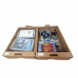Star Wars models and kits, including Micromachines Jawa Sandcrawler, X wing, Naboo Fighter kit, etc