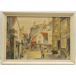 Jack Rigg (British 1927-): New Road 'Robin Hood's Bay', watercolour and ink signed, titled and dated 1965 verso 36cm x 54cm