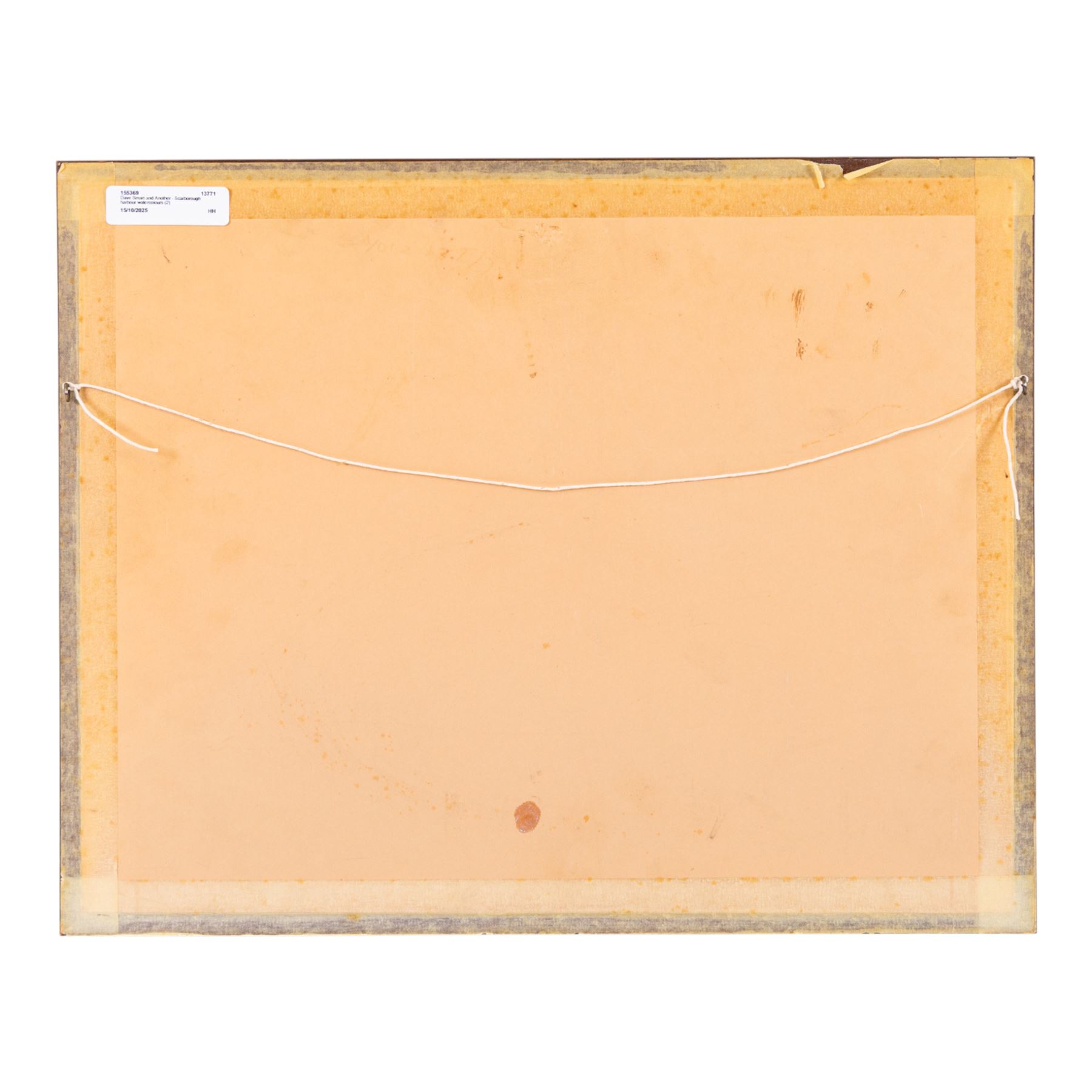 Dave Smart (British 20th Century): 'Sunset Harbour' and 'November Harbour', two watercolours signed and titled max 27cm x 36cm (2)