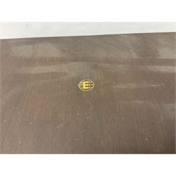 1955 Pye Fenman II valve radio in walnut veneered case, W58cm, together with a 1950s McMichael Type 854 valve radio with Bakelite knobs, W47cm H39cm D24cm, and 1957 Ekco Type A320 radio in dark walnut veneered case (3)