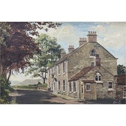 Don Micklethwaite (British 1936-): The Everley Hotel - Hackness, oil on board signed, titled verso 41cm x 60cm