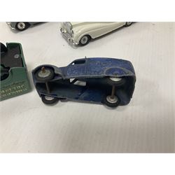 Dinky/Corgi - Dinky Bedford 10cwt Van ‘Kodak’ no.480, boxed; Corgi Bentley Continental Sports Saloon no.224 in replica box; along with further loose, playworn and repainted models to include Dinky Rolls-Royce Silver Wraith and Phantom V models etc 