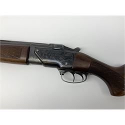 Czechoslovakian BRNO model ZH301 12-bore over-and-under double barrel boxlock non-ejector sporting gun, 70cm barrels, walnut stock with chequered pistol grip and fore-end, serial no.342302, L115.5cm overall SHOTGUN CERTIFICATE REQUIRED