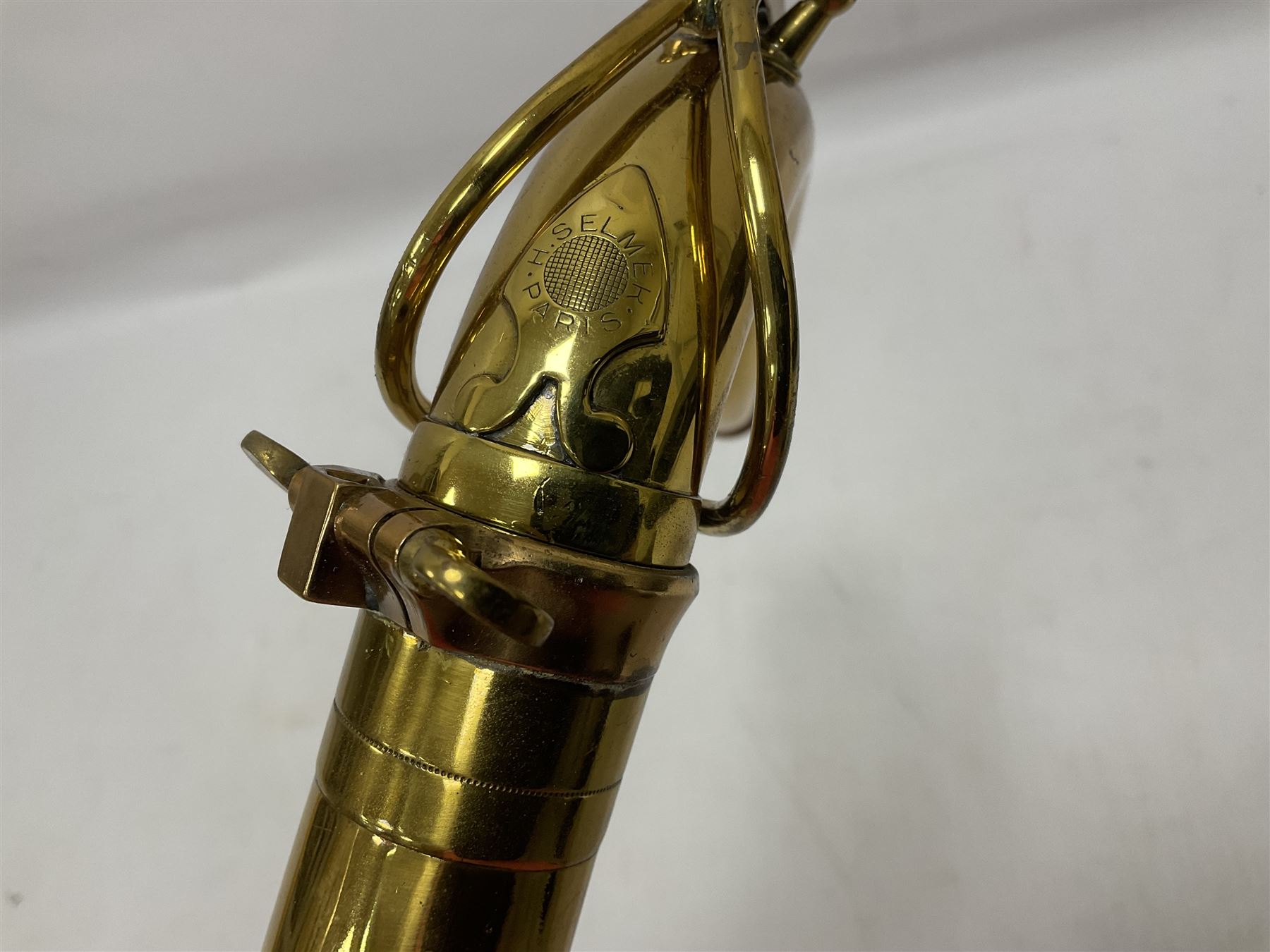 French Henri Selmer 1935 Radio Improved Tenor B flat Saxophone No 20344, with a velvet lined hard case
One of only 550 produced in that year