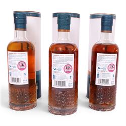 Sprit of Yorkshire Distillery, Filey Bay Sherry Cask Reserve #2  single malt whisky, 70cl 46% vol, Sherry Cask Reserve #3  single malt whisky, 70cl 46% vol and Filey Bay Double Oak #1  single malt whisky, 70cl 46% vol