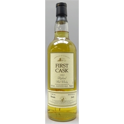  First Cask Speyside Malt Whisky - Teaninich, distilled 1983, Cask 8066, Bottle 2803, 70cl, 46%vol, 1 bottle with certificate.   