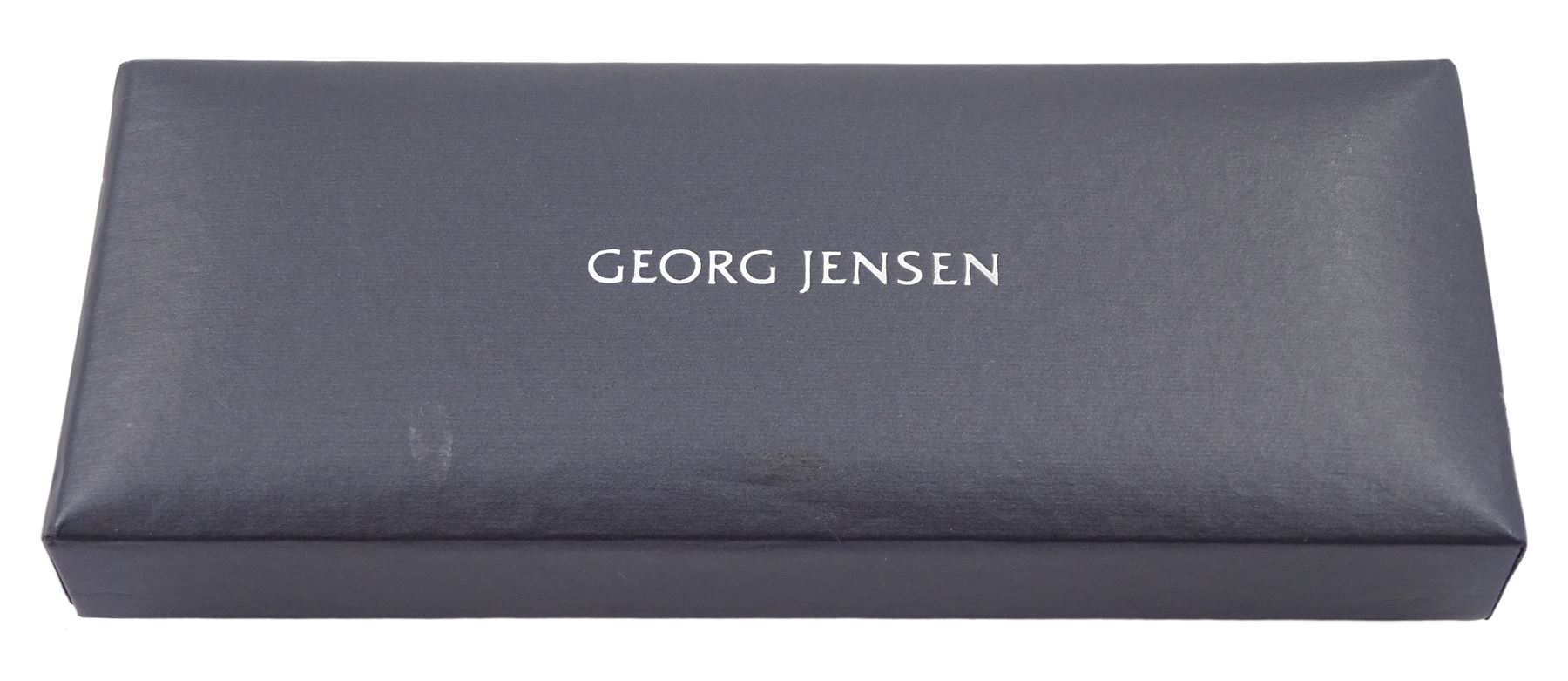 Georg Jensen 2013 Heritage Collection silver lapis lazuli pendant necklace, stamped, boxed 