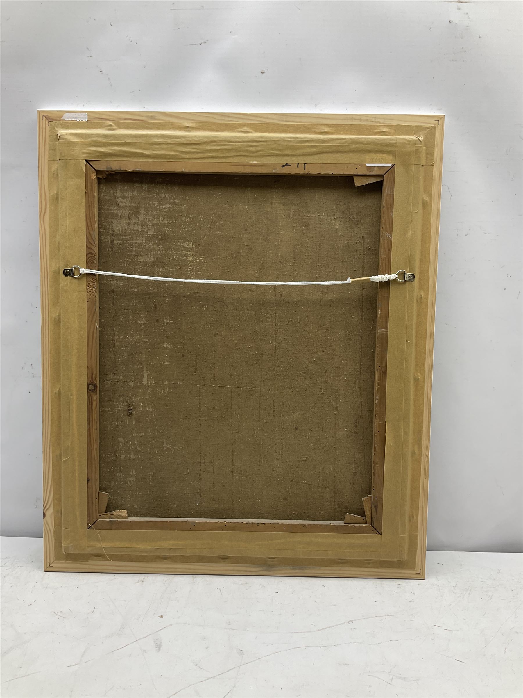 Peter Collins ARCA (British 1923-2001): Reclining Nude with Blue Headscarf, oil on canvas signed 60cm x 50cm
Provenance: Studio sale: The late Georgina and Peter Collins Collection, ‘The Contents of Stanley Studios, Chelsea’; Sulis Fine Art.
