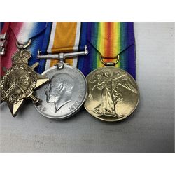 Boer War/WW1 group of four medals comprising Queens South Africa Medal with two clasps for South Africa 1902 and Cape Colony awarded to 6278 Pte. W. Boatman Essex Regt.; together with British War Medal, 1914-15 Star and Victory Medal awarded to 10849 Pte. W. Boatman G. Gds.; all with ribbons and mounted for display on card; some photocopied biographical information.