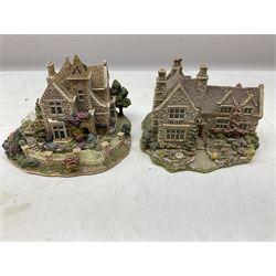 Five Lilliput Lane models comprising Bluebell Farm, Anne Hathaway 1989, Armada House, Green Gables and Summer Days, all boxed