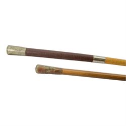 Swagger Stick, WWI 10th Batt. London and a scarce Horse Guards Riding crop, crop L88cm
