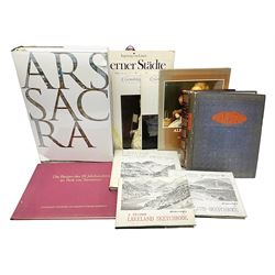 Group of art reference books and folios 