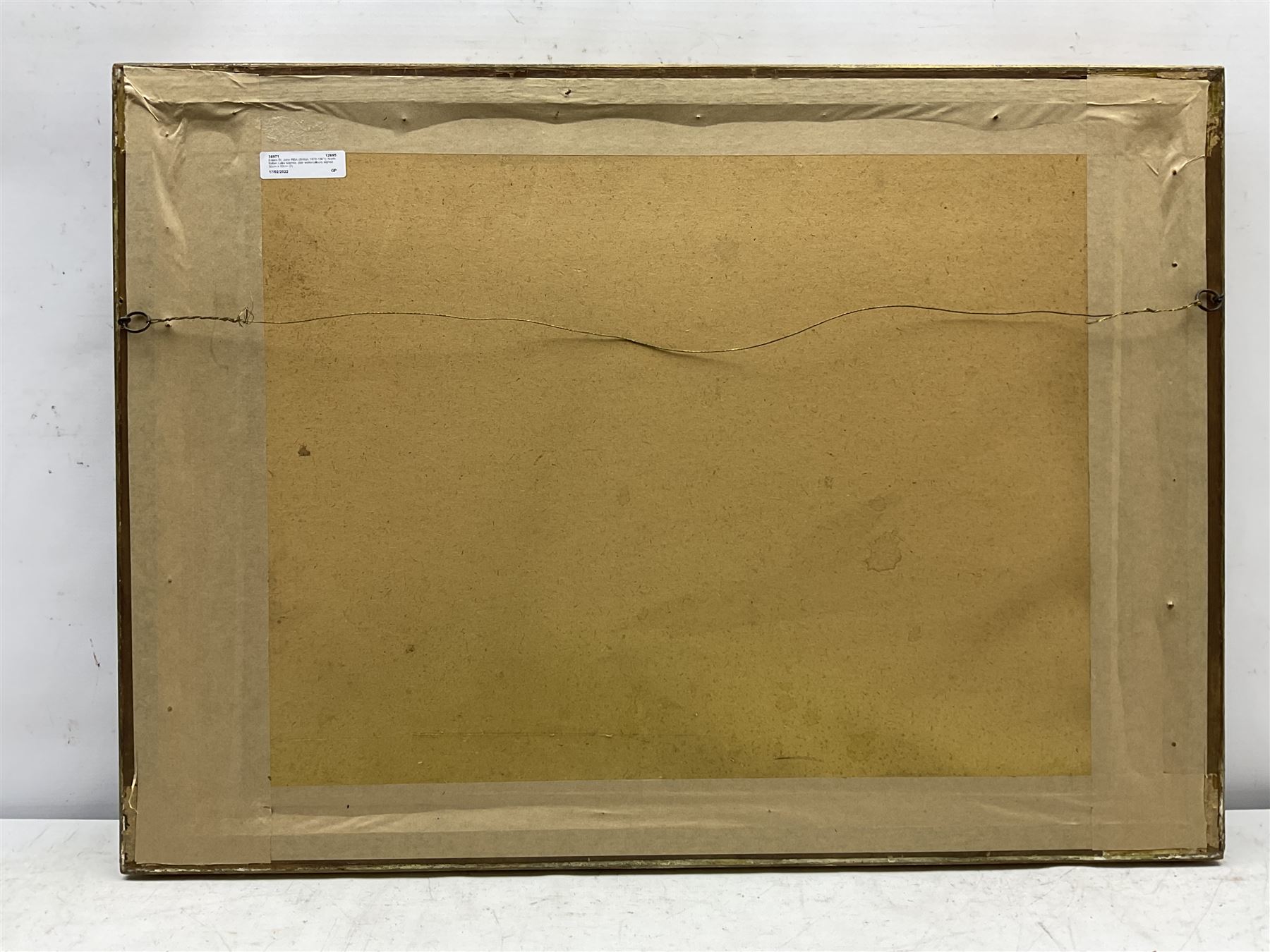 Edwin St. John RBA (British 1878-1961): North Italian Lake scenes, pair watercolours signed 30cm x 50cm (2)