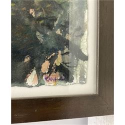 Kane Cunningham (British 1961-): 'Troutsdale Valley Woods', watercolour signed and dated '06, titled verso 105cm x 75cm