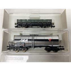 Fleischmann 'N' gauge - thirteen goods wagons Nos.8201K, 8234K, 8240K, 8282, 8325, 8330, 8372K, 8488K, 8515K, 834606K, 852401K, 852404K & 868523K; all boxed (13)