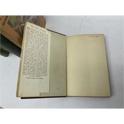 Books - Natural History - Robert Mudie, Mudies British Birds, The Feathered Tribes of the British Isles, two volumes, second edition, Whittaker & Co., Ave Maria Lane, London, 1735, chromolithographic plates, Peter Scott, Morning Flight, A Book of Wildfowl, Hazell, Watson & Viney Ltd, London and Aylesbury, 1947, F B Kirkman & F C R Jourdain, British Birds, London T C & E C jack Limited, Edinburgh, 1932, plus other examples on ornithology, (7)


