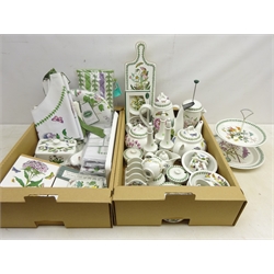  Portmeirion 'Botanic Garden' and similar tea, coffee and other tableware including aprons, cheese board, cake stand etc   