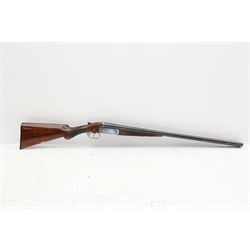 SHOTGUN CERTIFICATE REQUIRED- W.W Greener 12 bore side-by-side boxlock non ejector double trigger Empire model shotgun by W W Greener, the barrel rib stamped W.W.Greener, Maker 40 Pall Mall, London Works Birmingham, serial no.77026, length of barrels 71cm (28