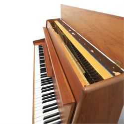 Welmar - 20th century teak upright piano