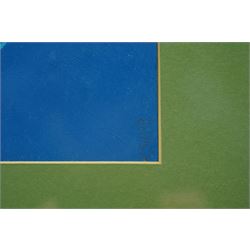 Pete (Peter) Marsh (British 1945-): John Lennon Playing Guitar, acrylic on board signed and dated '89, 44cm x 29.5cm 