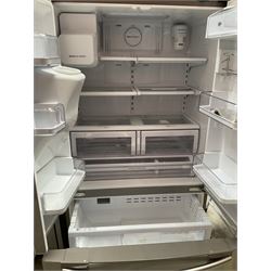 Samsung RFG23UERS American style fridge freezer with ice maker, humidity control and water dispenser  - THIS LOT IS TO BE COLLECTED BY APPOINTMENT FROM DUGGLEBY STORAGE, GREAT HILL, EASTFIELD, SCARBOROUGH, YO11 3TX