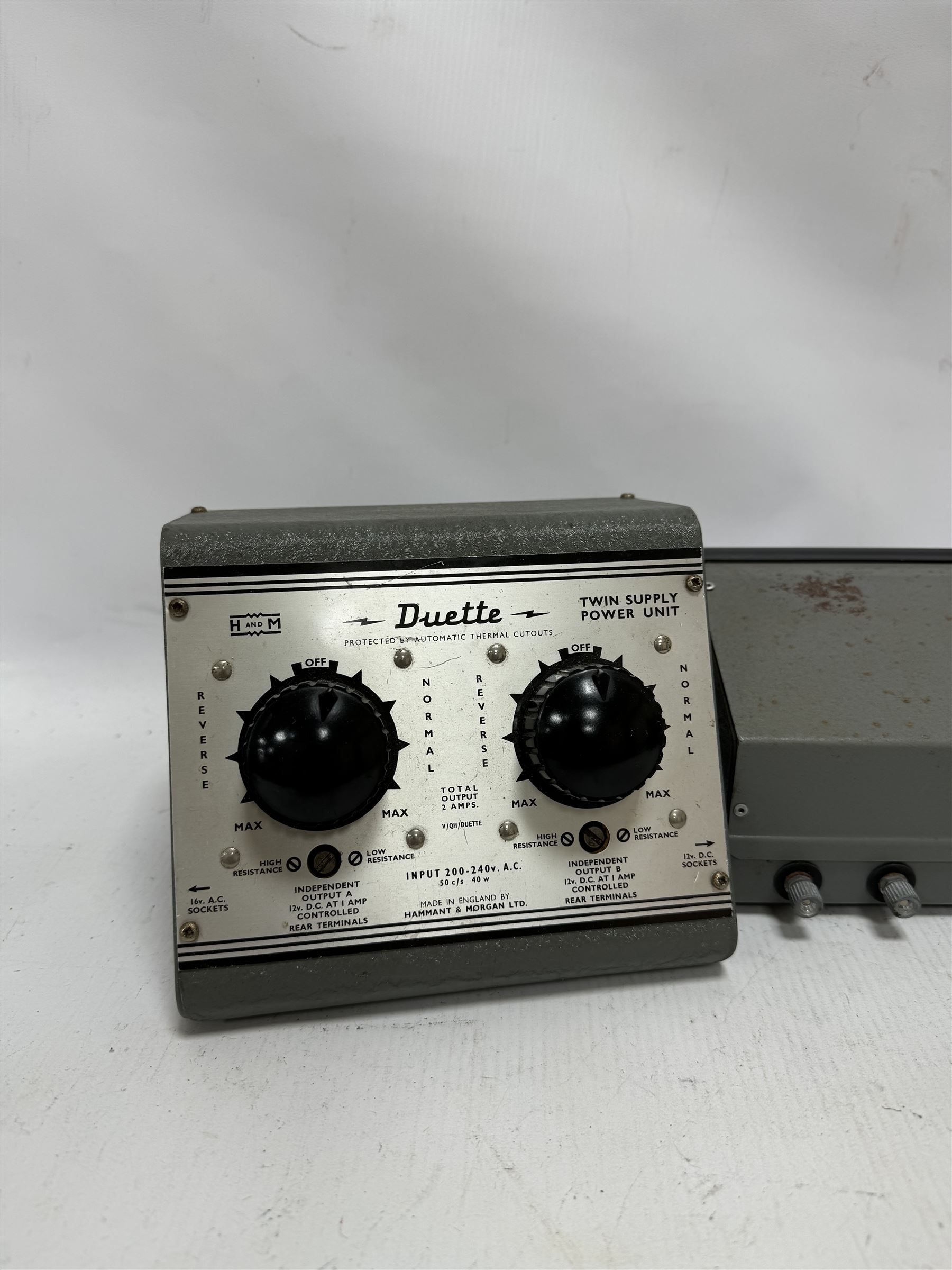 Two Hammant and Morgan Duette Twin Supply Power Units | Toys