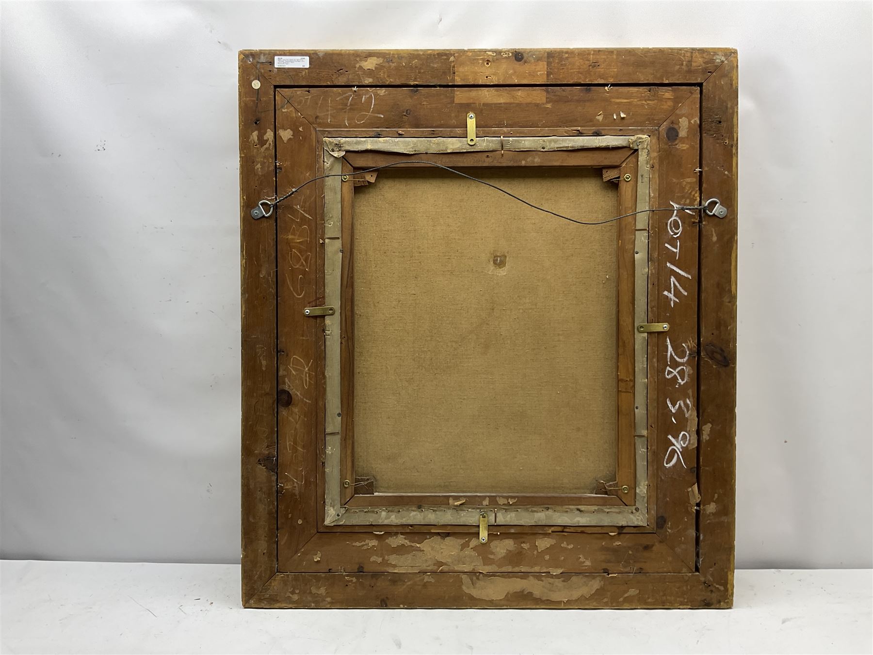 William Henry Gore (British exh.1880-1916): 'Playmates' - Overwhelmed by the News, oil on canvas signed 60cm x 50cm
Provenance: East Yorkshire private collection purchased Anthony Mitchell Fine Paintings, Nottingham; the Count Alarico Palmieri Collection of Dogs and Cats in Art, Christie's London 28th March 1996 Lot 14