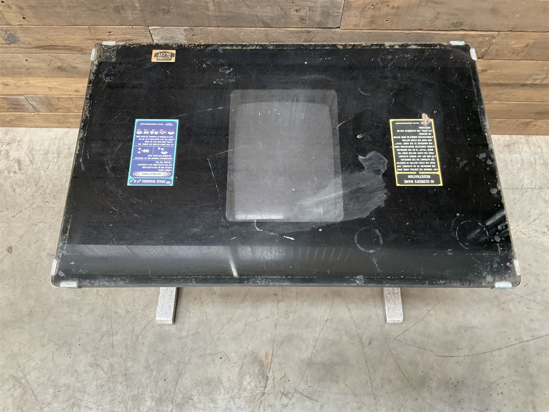 Taito Space Invaders arcade game table