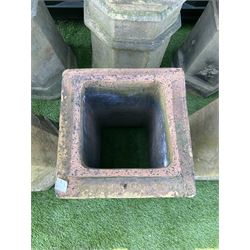 Ten Victorian terracotta chimney pots, various sizes - THIS LOT IS TO BE COLLECTED BY APPOINTMENT FROM DUGGLEBY STORAGE, GREAT HILL, EASTFIELD, SCARBOROUGH, YO11 3TX