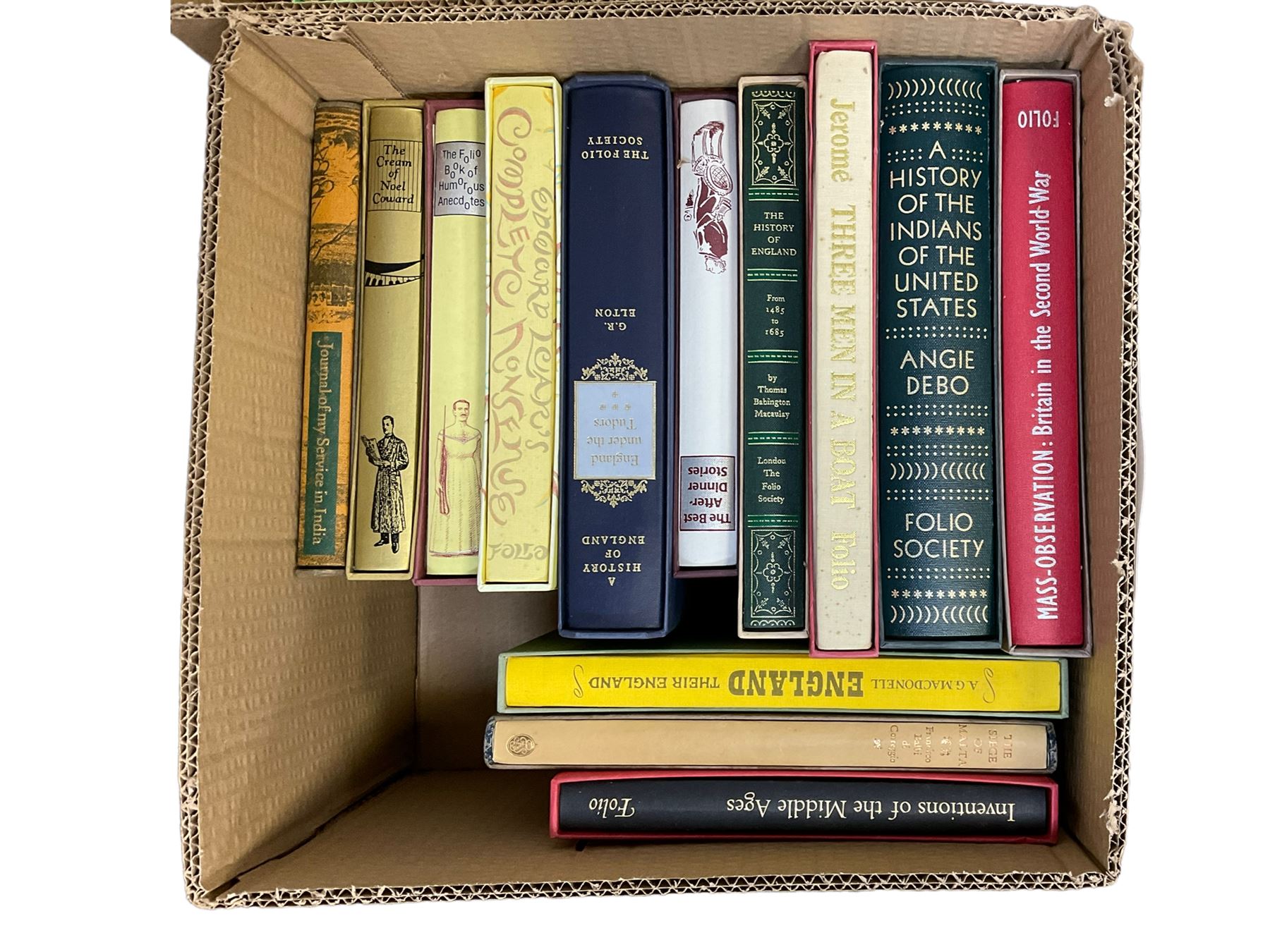 Folio Society; approximately forty three volumes, including Dickens in Europe, The Grand Tour, Life, Inventions of the Middle Ages etc 