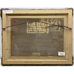 Mary Dawson Elwell (British 1874-1952): 'Salzburg Castle', oil on panel signed and dated 1929, original title label with artist's address verso 25cm x 35cm
Provenance: East Yorkshire dec'd estate; with Dee Atkinson & Harrison, Driffield, 3rd July 2009 Lot 466