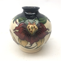 Moorcroft Anna Lily baluster vase designed by Nicola Slaney, H11cm  