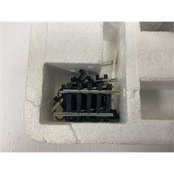 Hornby '00' gauge - The Blue Streak train set with Class A4 4-6-2 locomotive 'Sir Nigel Gresley' with tender, three teak effect coaches, track and controller; boxed